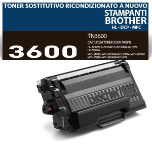 TN-3600 STAMPANTI BROTHER CARTUCCIA TONER alta qualità 3.000 pagine stampanti: Brother DCP HL MFC -L 5210 5510 5710 6210 6410 6710 DW DN DNT DNTT DWT