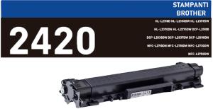 TN-2420 Cartuccia toner sostitutiva di Brother TN-2420 3.000 pagine compatibile stampanti e multifunzione Brother DCP- L2510D L2530DW L2550DN HL- L2310D L2350DW L2370DN L2375DW MFC- L2710DW L2730DW L2750DW