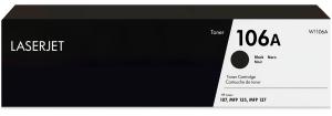 W1106A 106A  HP cartuccia toner nero copertura 1000 pagine per stampanti: HP Laser 107a 107r 107w 135a 135w 137fnw
