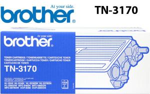 TN-3170 BROTHER CARTUCCIA TONER alta qualità 7.000 pagine  stampanti: BROTHER DCP 8060 8065DN HL 5240 L 5250DN 5270DN 5280 DW DN MFC 8460N 8860DN 8870DW