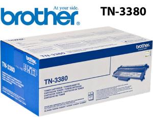 TN-3380 BROTHER CARTUCCIA TONER alta qualità 8.000 pagine  stampanti: BROTHER DCP 8110DN 8250DN HL 5440D 5450DN 5470DW 6180DWT 6180DW MFC 8510DN 8520DN 8950DWT 8950DW