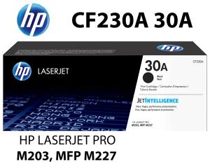 CF230A 30A ORIGINALE HP CARTUCCIA TONER NERO alta qualità copertura 1600 pagine stampanti: HP LASERJET Pro M203dn M203dw MFP M227fdw M227sdn