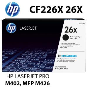 CF226X 26X HP CARTUCCIA TONER NERO  STAMPANTI E MULTIFUNZIONE HP LASERJET Pro M400 M402d M402dn M402dw M402n MFP M420 M426dn M426dw M426fdn M426fdw M426fw M426n