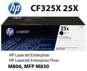 CF325X HP CARTUCCIA TONER NERO alta qualità copertura 40000 pagine compatibile stampanti: HP LaserJet Enterprise M806 M806dn M806x Flow MFP M830 M830z