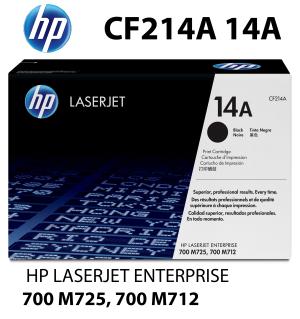 CF214A HP CARTUCCIA TONER NERO alta qualità copertura 10000 pagine compatibile stampanti: HP LASERJET 700 M712 M712dn M712n M712xh Enterprise MFP M725 M725dn M725f M725z