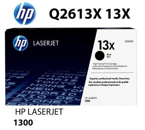 Q2613X HP CARTUCCIA TONER NERO alta qualità copertura 4000 pagine compatibile stampanti: HP LASERJET 1300 N XI
