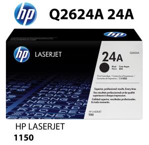 Q2624A HP CARTUCCIA TONER NERO alta qualità copertura 2500 pagine compatibile stampanti: HP LASERJET 1150