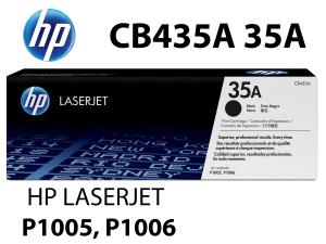 CB435A HP CARTUCCIA TONER NERO alta qualità copertura 1500 pagine compatibile stampanti: HP LASERJET P1005 P1006