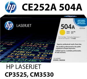 NUOVO HP CE252A 504A Toner Giallo 7000 pagine compatibile stampanti: HP Color LaserJet CP3525 n dn x CM3530 mfp cm fs