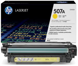 HP CE402A 507A Toner Giallo 6000 pagine  stampanti: HP LaserJet Enterprise 500 Color M551 n xh dn MFP M575 f c dn M570 dn dw