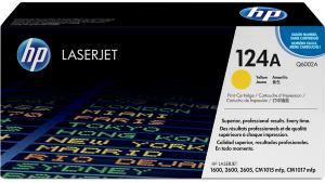Q6002A 124A HP Toner Y Giallo 2.500 pagine  stampanti: HP ColorLaserJet CM1015 mfp en CM1017mfp 1600 2600n 2605 2605 dn dtn