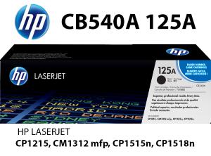 NUOVO HP CB540A 125A Toner Nero 2.200 pagine compatibile stampanti: HP Color LaserJet CM1312 CM1312nfi CP1210 CP1215 CP1217 CP1510 CP1514n CP1515n CP1518 CP1518ni