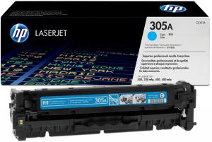 HP CE411A 305A Toner Ciano 2.600 pagine  stampanti: HP Laserjet Pro 300/400 color M351a M451 dn dw nw MPF M375 nw M475 dn dw