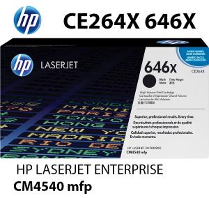 NUOVO HP  CE264X 646X Toner Nero 17000 pagine compatibile stampanti: HP Color LaserJet Enterprise CM4540 f fskm MFP