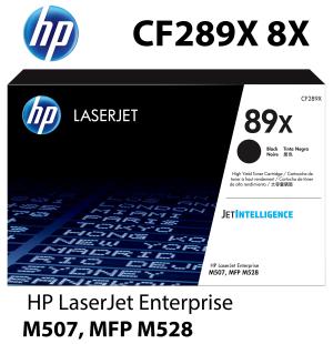 NUOVO HP CF289X 89 CARTUCCIA TONER NERO alta qualità copertura 10000 pagine compatibile stampanti: HP LaserJet Enterprise M507dn M507x M528dn M528f M528z
