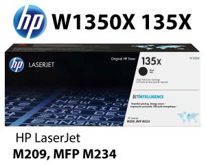 W1350X 135X HP CARTUCCIA TONER NERO alta qualità copertura 2.400 pagine compatibile stampanti: HP LaserJet MFP M234dw M234dwe M234sdne M234sdw