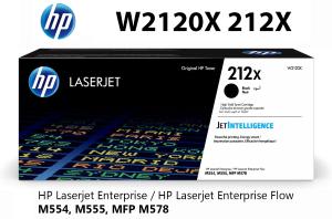 NUOVO HP W2120X 212X Toner Nero 13.000 pagine compatibile stampanti: HP Color LaserJet Enterprise M554dn M555dn M555x MFP M578dn MFP M578f Flow MFP M578c