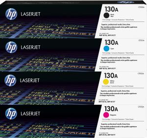 130A HP SET 4 TONER CF350A CF351A CF352A CF353A K 1300 C Y M 1000 pagine  stampanti: HP Color LaserJet Pro M176n M177fw