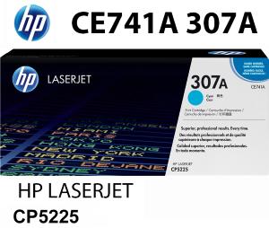 307A CE741A ORIGINALE HP Toner C Ciano 7300 pagine stampanti: HP Color LaserJet CP5225 CP5225dn CP5225n
