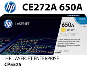 CE272A 650A ORIGINALE HP Toner Giallo 15000 pagine ricondizionato stampanti: HP ColorLaserJet CP5525 n dn xh CP5520 Enterprise M7505 n dn xh