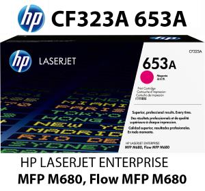 CF323A 653A HP Toner Magenta 16500 pagine compatibile stampanti: HP Color LaserJet Enterprise Flow MFP M680 dn f z