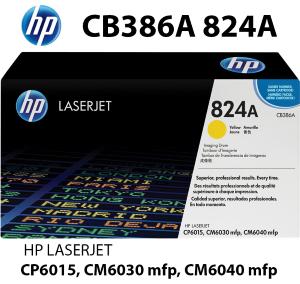 CB386A 824A Tamburo Giallo 35000 pagine ORIGINALE stampanti: HP Color LaserJet CP6015 dn n xh CM6030 f CM6040 mfp