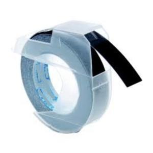 BLACK COMPA DYMO JUNIOR/OMEGA NASTRO A RELIEVO 3D-9MMX3M